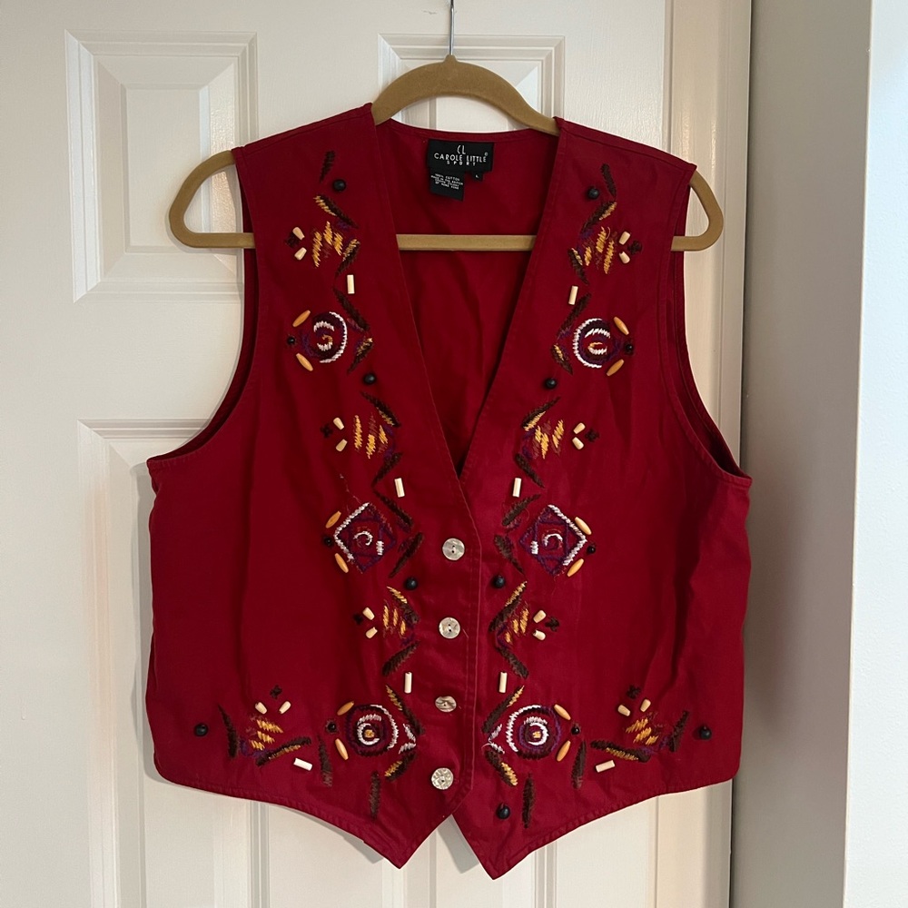Vintage Carole Little Vest